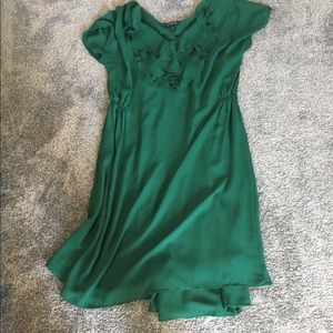 Lands end dress w/ slip